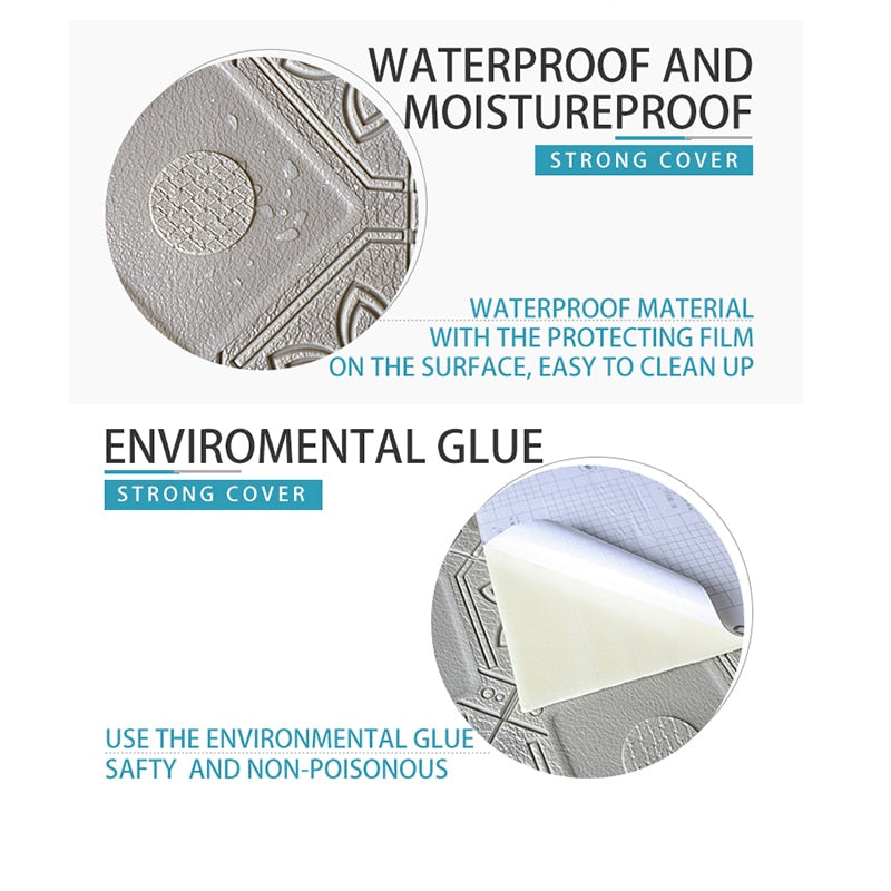 Mosaic Wall Tile Waterproof & Mildew Proof SKU# MOS0003